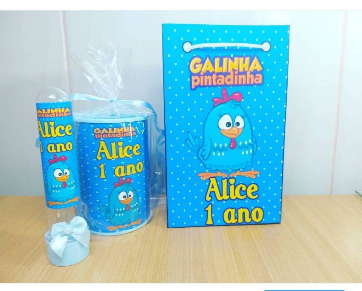 site:elo7.com.br Lembrancinha Galinha Pintadinha