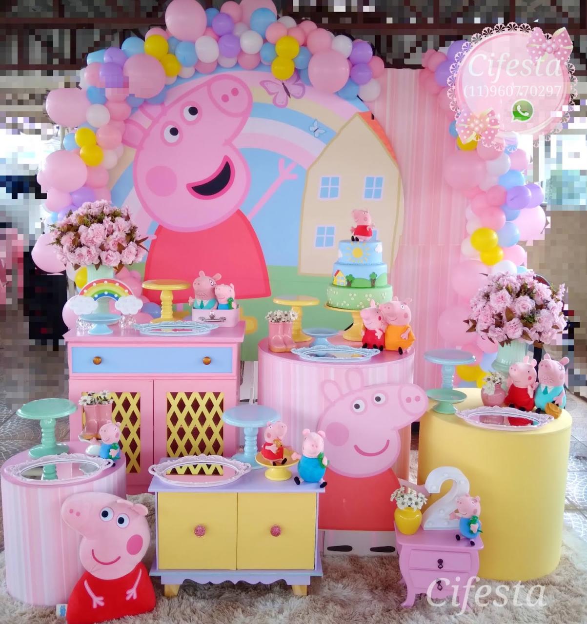 Decoração Festa Peppa Pig