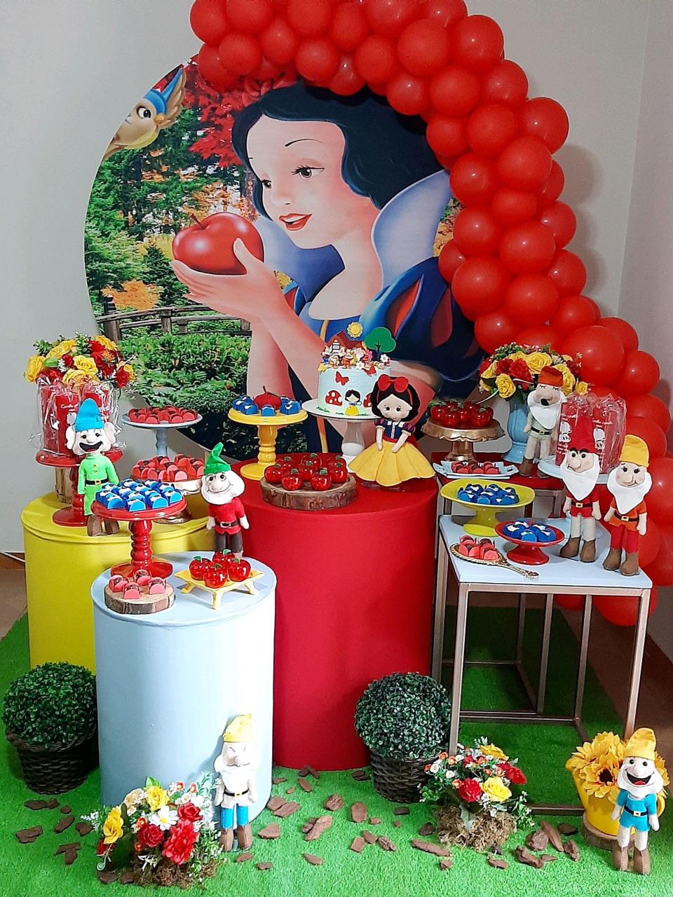 Decoração Festa Branca de Neve