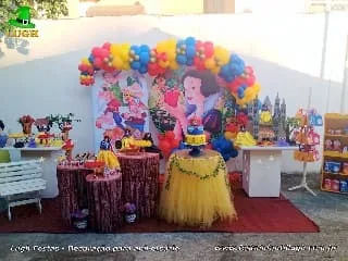 Decoração Festa Branca de Neve