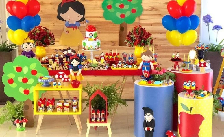 Decoração Festa Branca de Neve