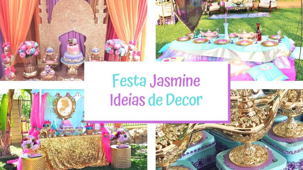 Decoração Festa Aladdin e Jasmine