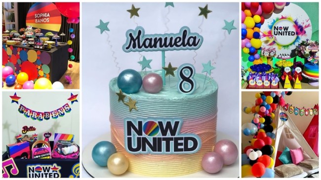 Decoração Festa Now United