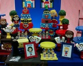 Decoração Festa Super Heroínas