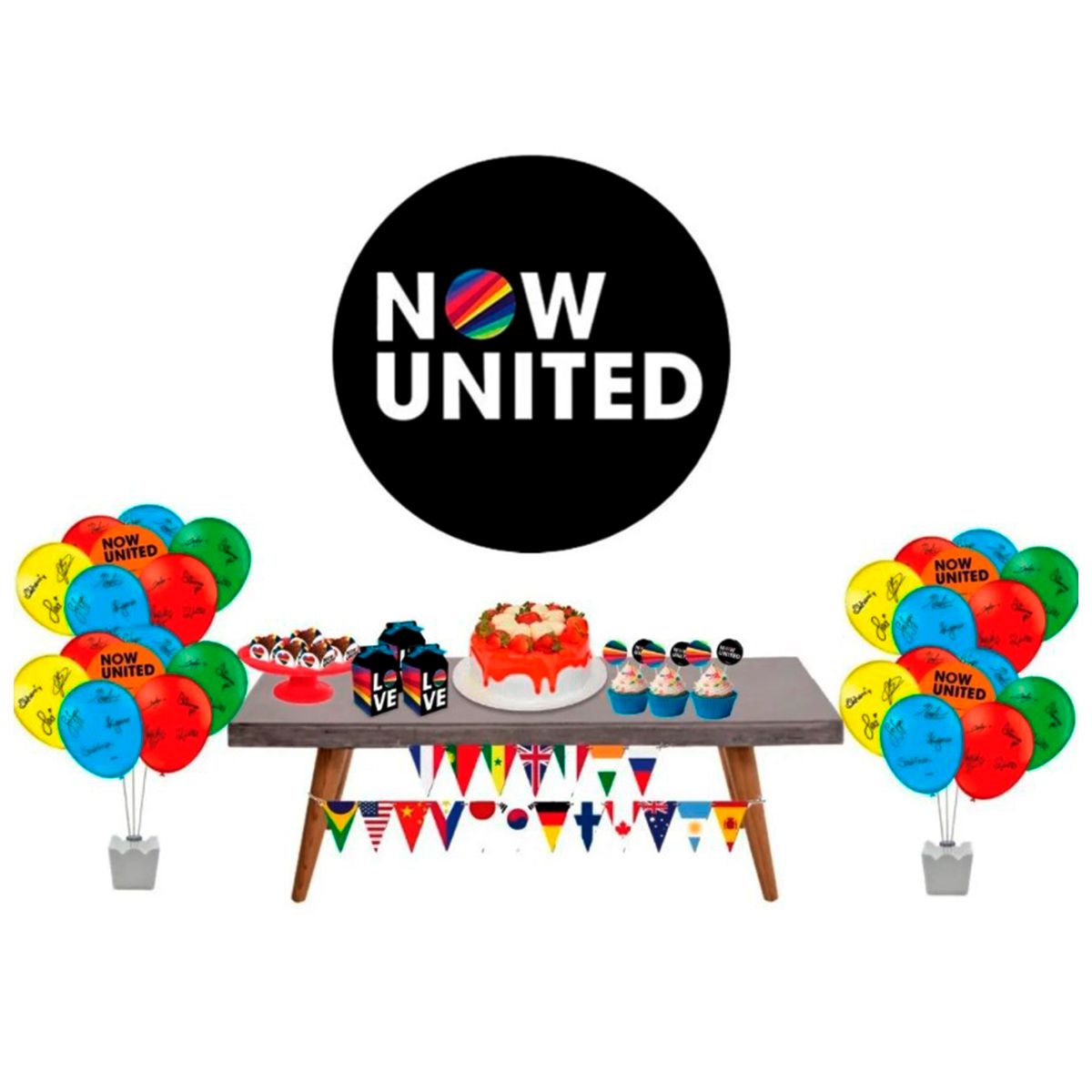 Decoração Festa Now United