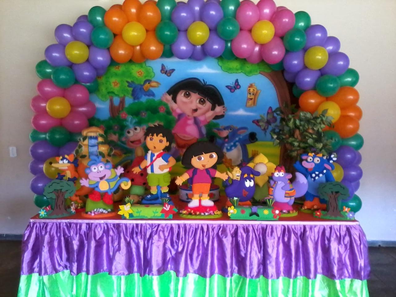 Decoração Festa Dora, a Aventureira