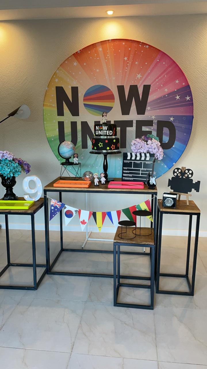 Decoração Festa Now United