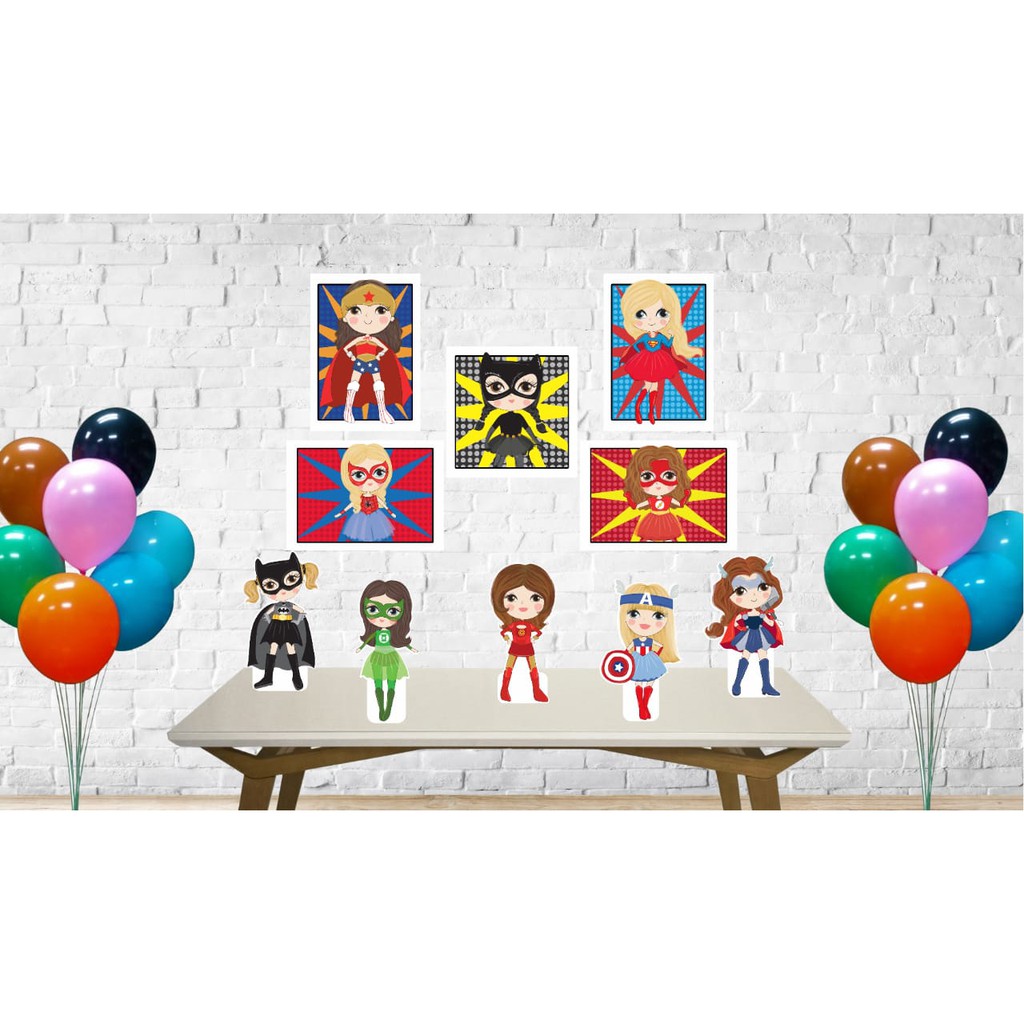 Decoração Festa Super Heroínas