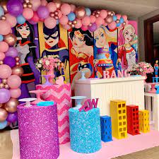 Decoração Festa Super Heroínas