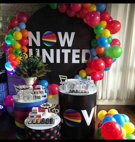 Decoração Festa Now United