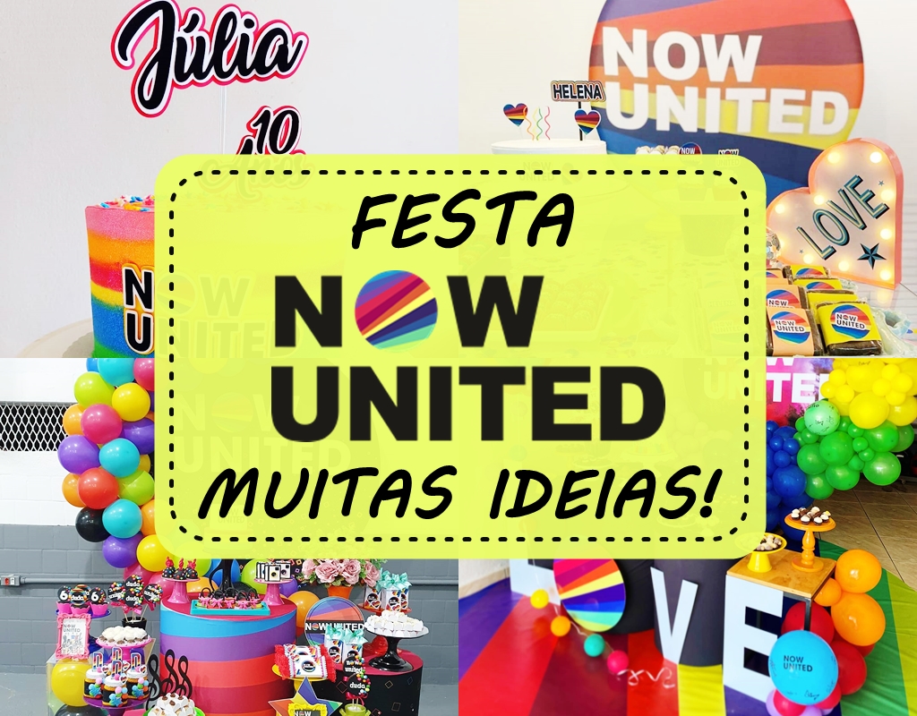 Decoração Festa Now United