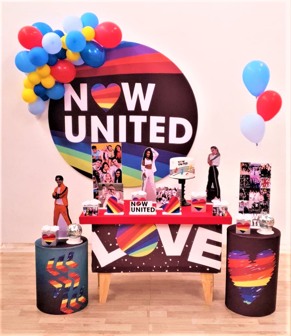 Decoração Festa Now United