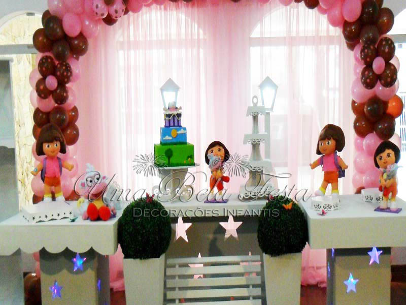 Decoração Festa Dora, a Aventureira