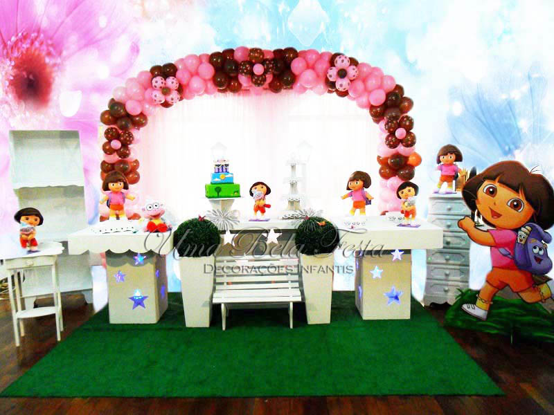 Decoração Festa Dora, a Aventureira