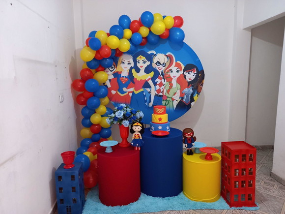 Decoração Festa Super Heroínas