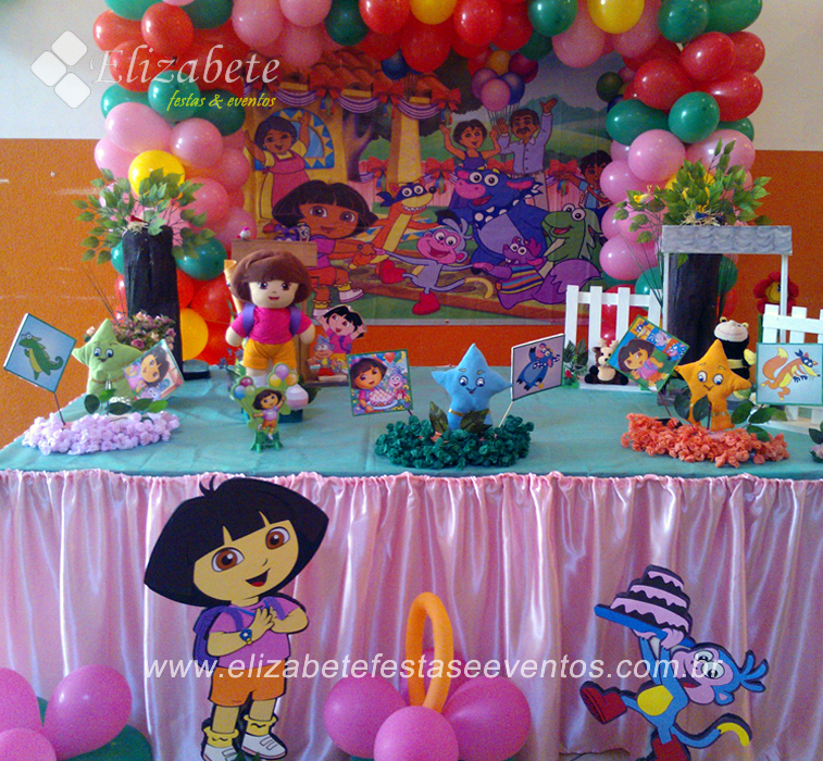 Decoração Festa Dora, a Aventureira