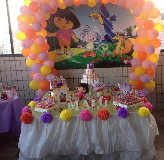 Decoração Festa Dora, a Aventureira