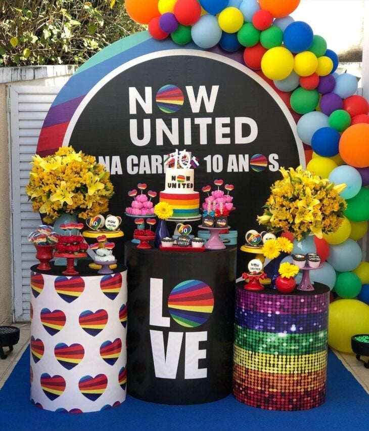 Decoração Festa Now United