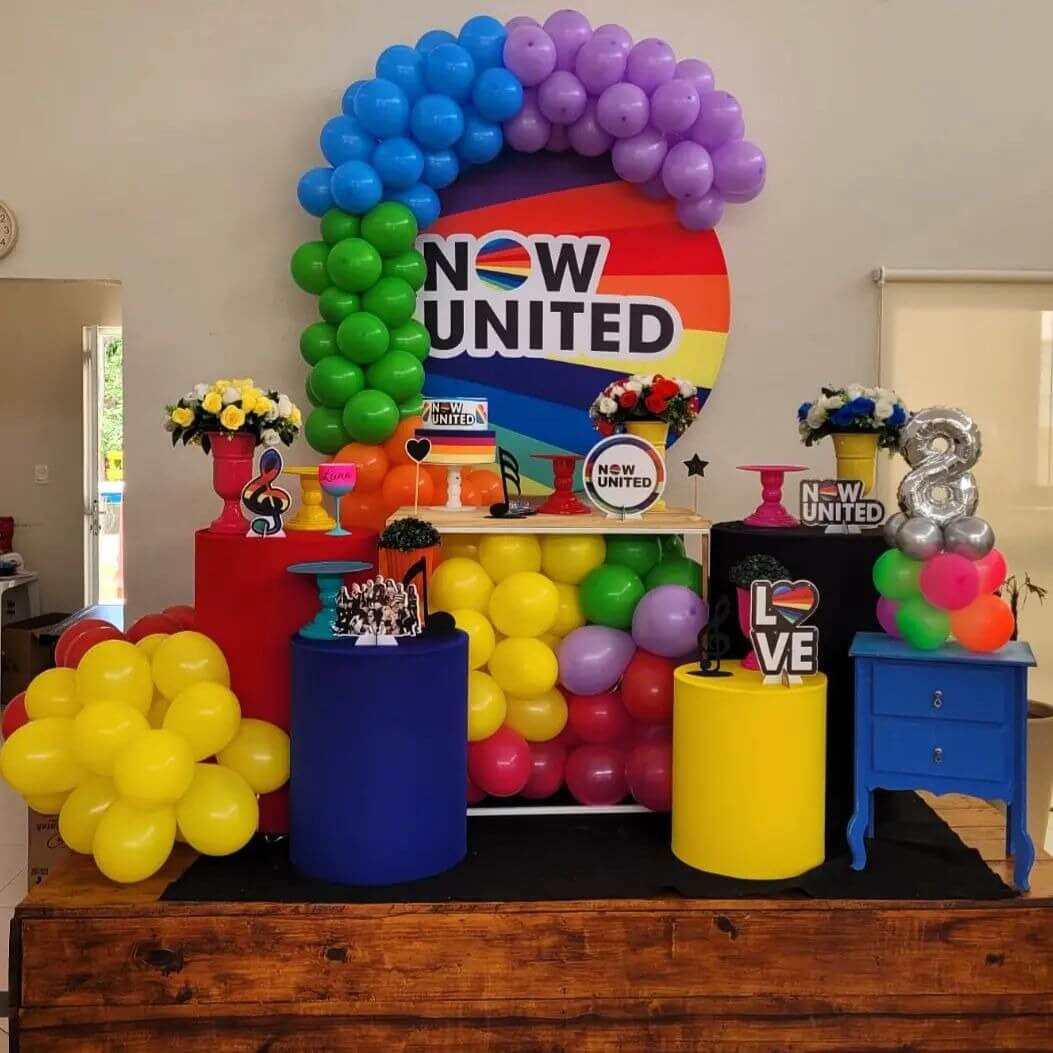 Decoração Festa Now United