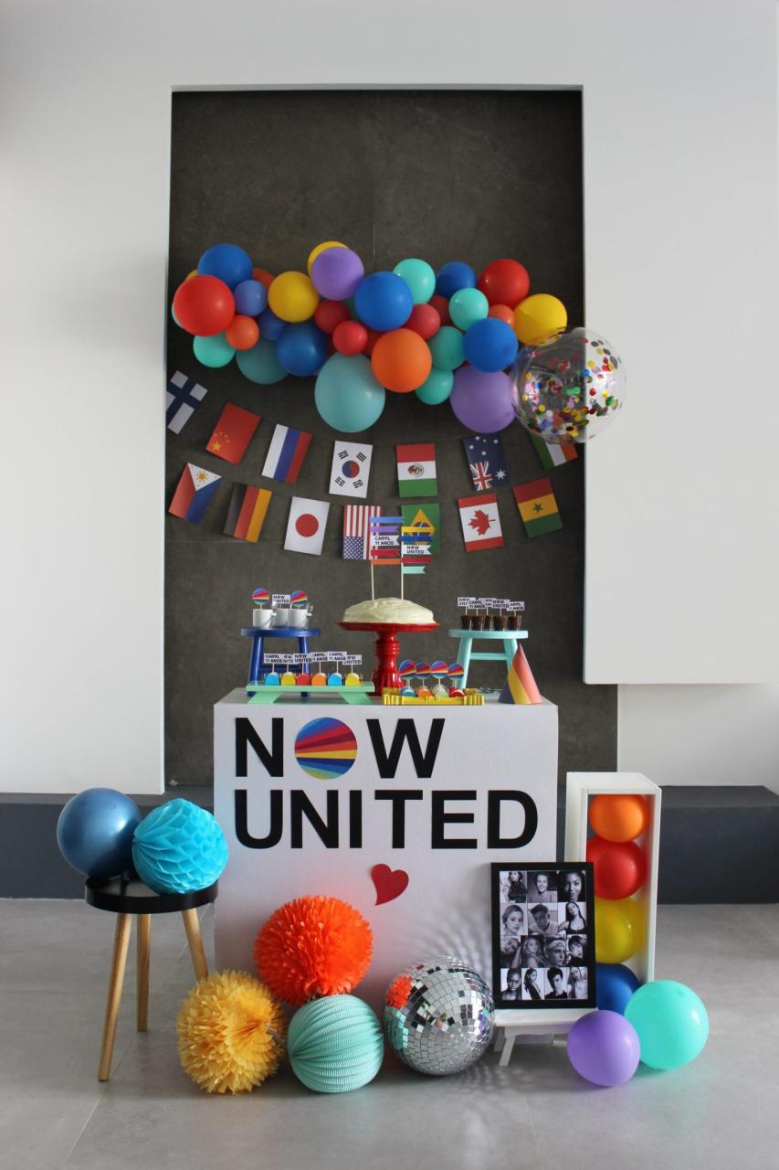 Decoração Festa Now United