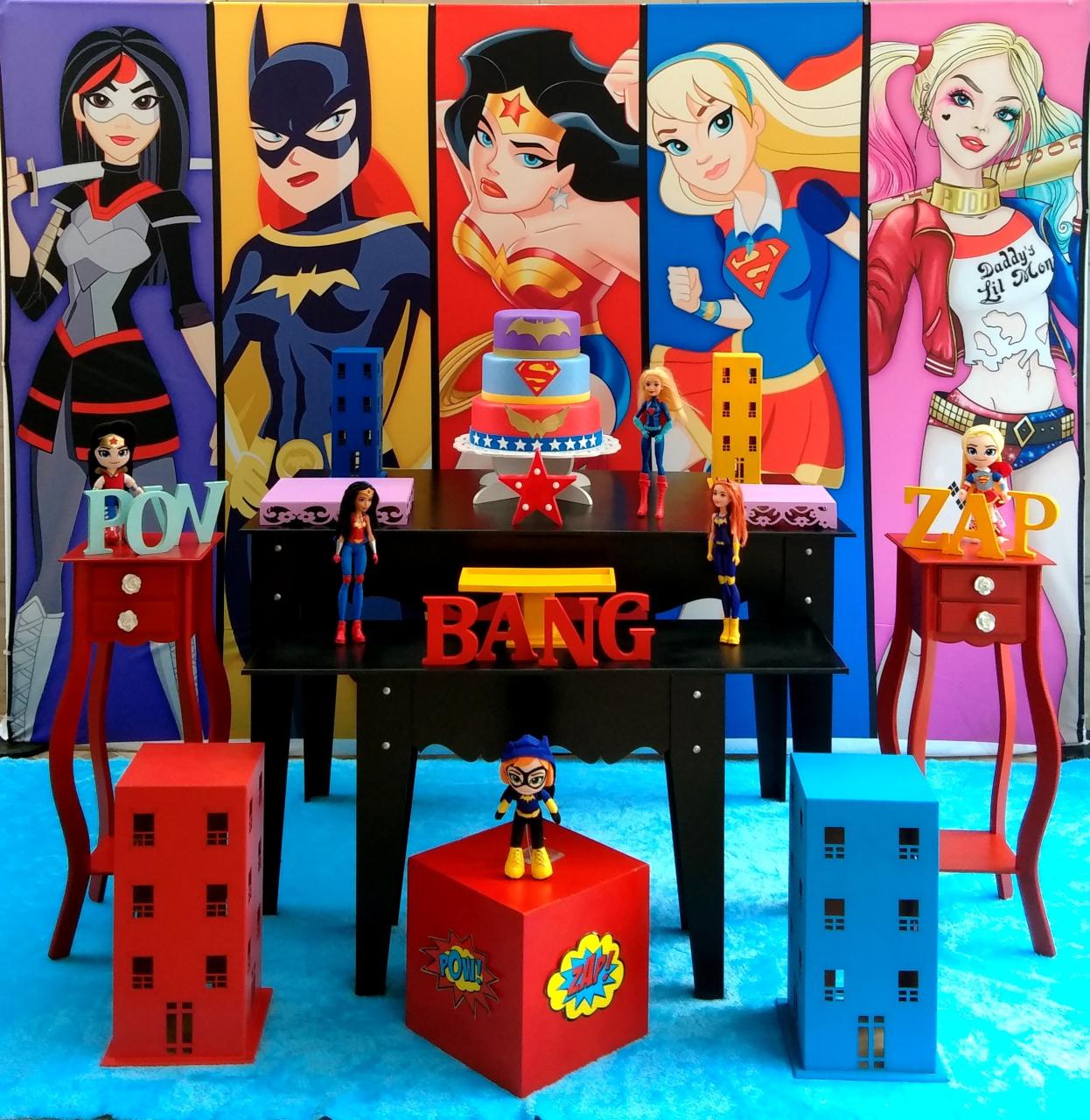 Decoração Festa Super Heroínas