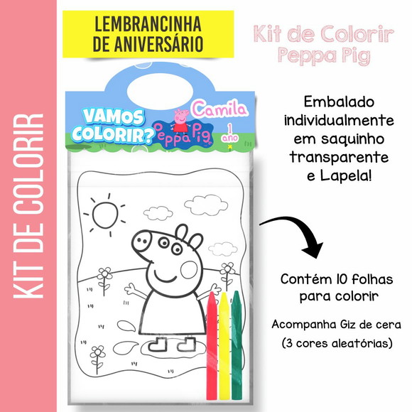 site:elo7.com.br Lembrancinha Peppa Pig