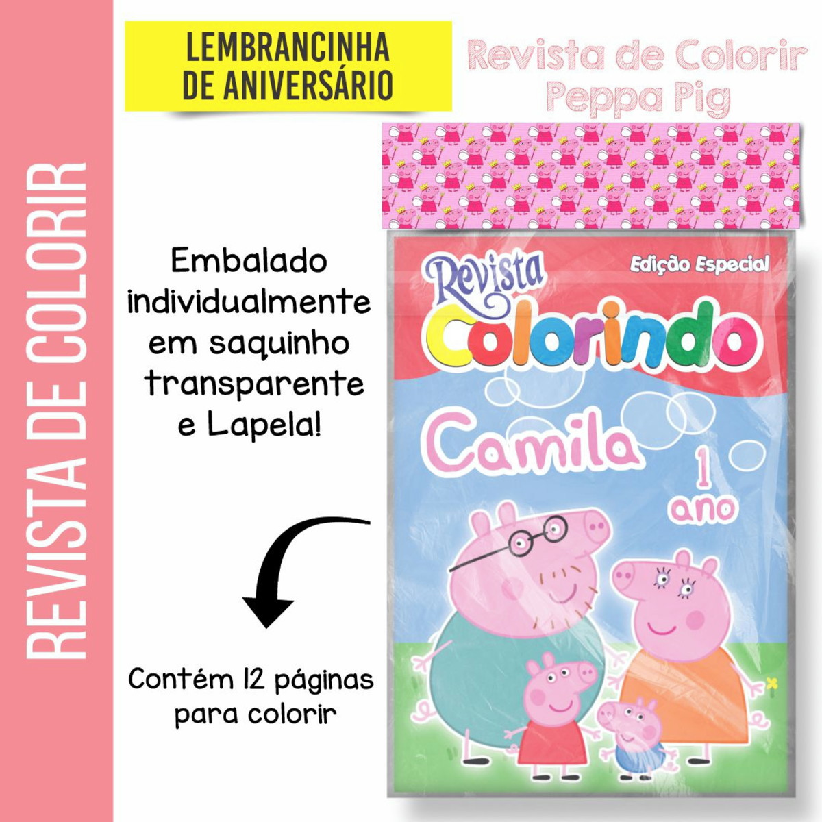 site:elo7.com.br Lembrancinha Peppa Pig