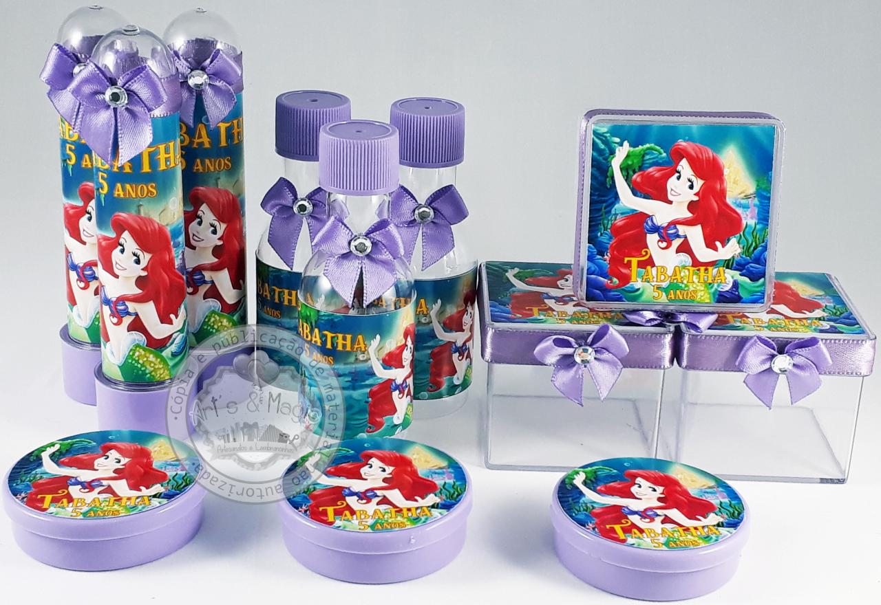 site:elo7.com.br Lembrancinha Ariel Pequena Sereia