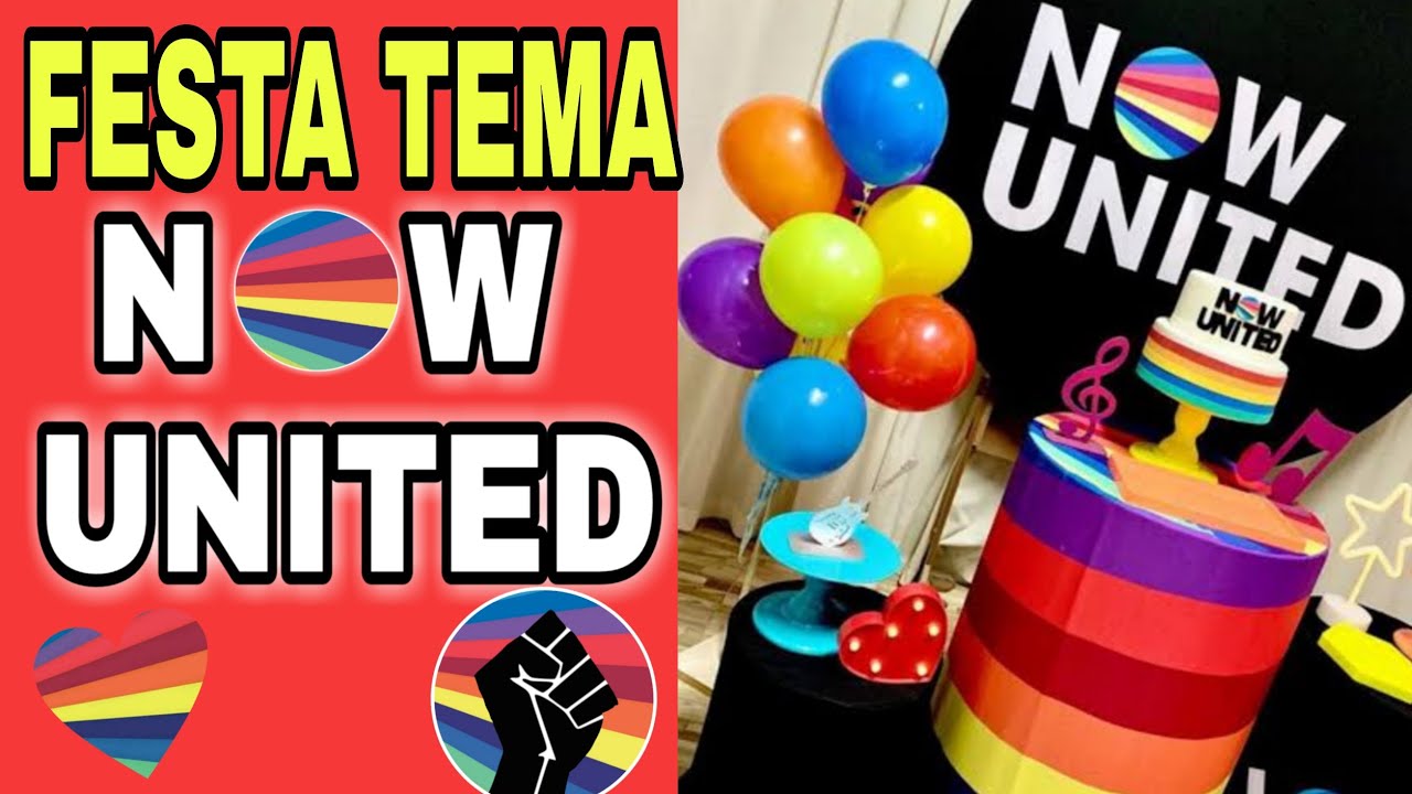 Decoração Festa Now United