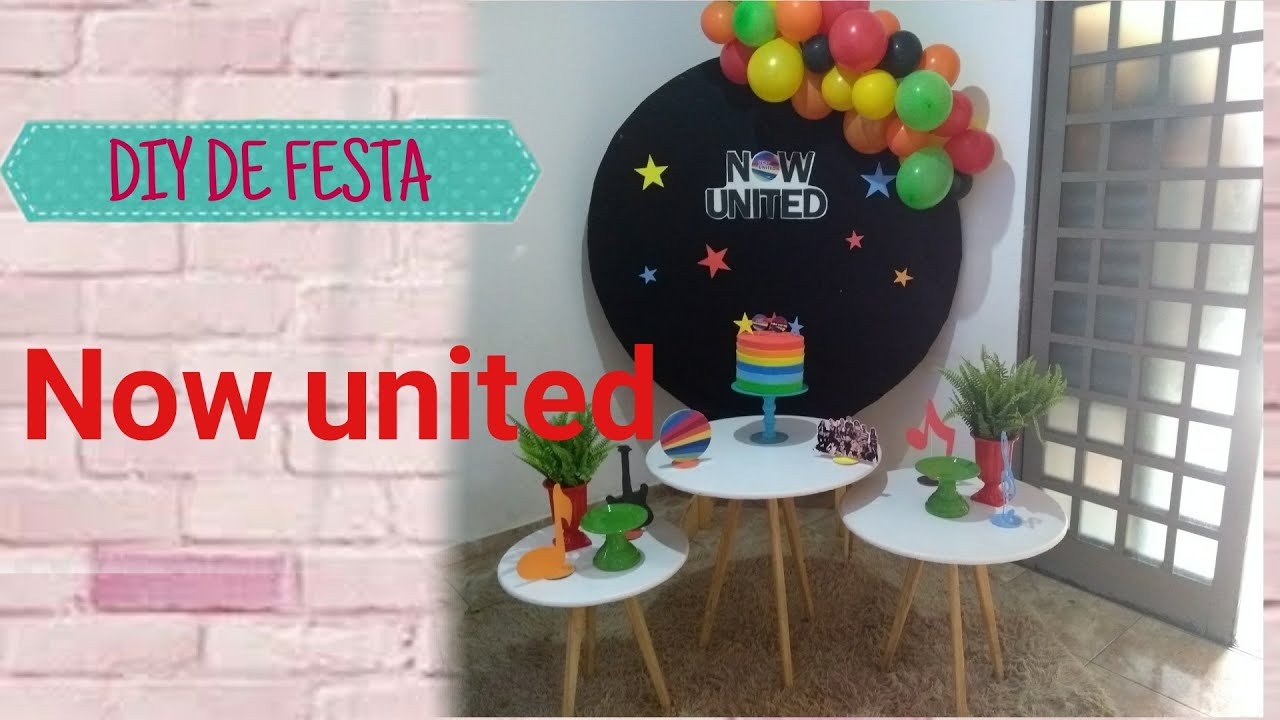 Decoração Festa Now United