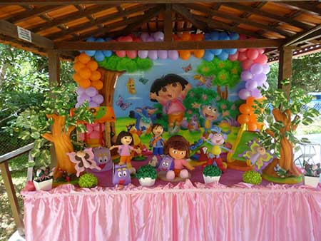 Decoração Festa Dora, a Aventureira