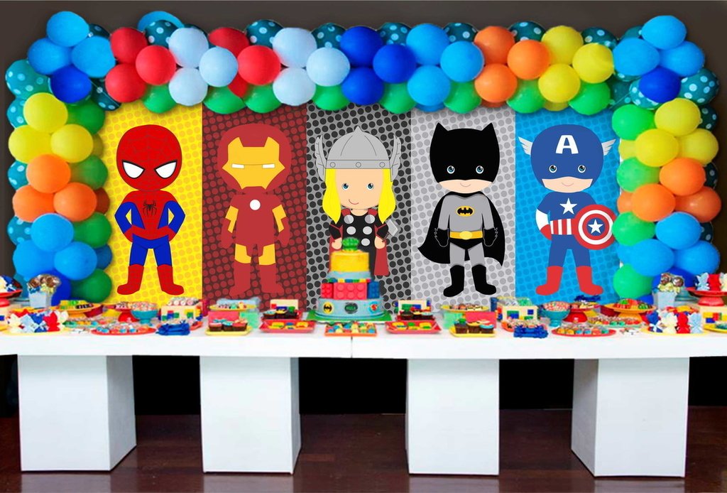 Decoração Festa Super Heroínas