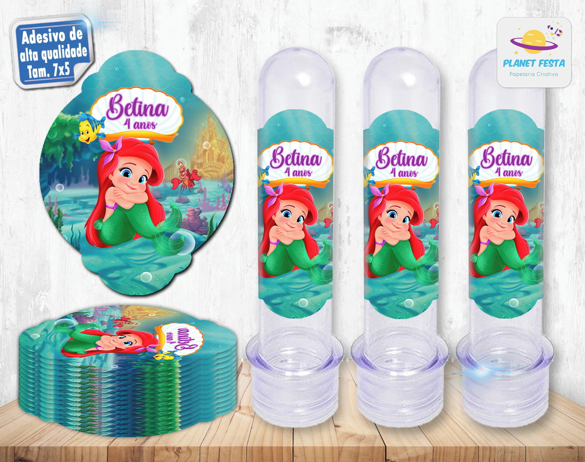 site:elo7.com.br Lembrancinha Ariel Pequena Sereia