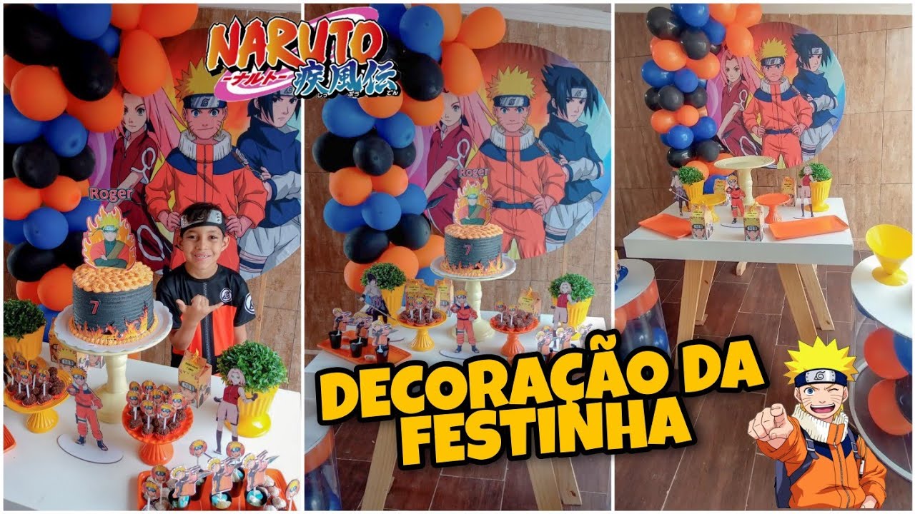 Decoração Festa Naruto