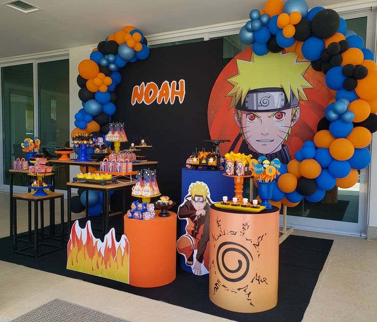 Decoração Festa Naruto