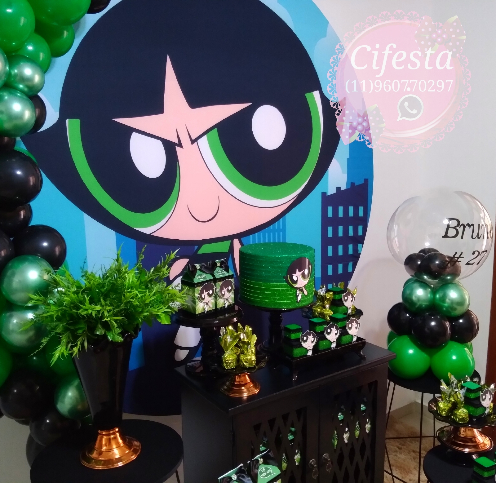 Decoração Festa Meninas Super Poderosas