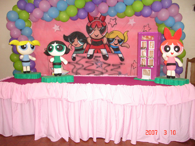 Decoração Festa Meninas Super Poderosas