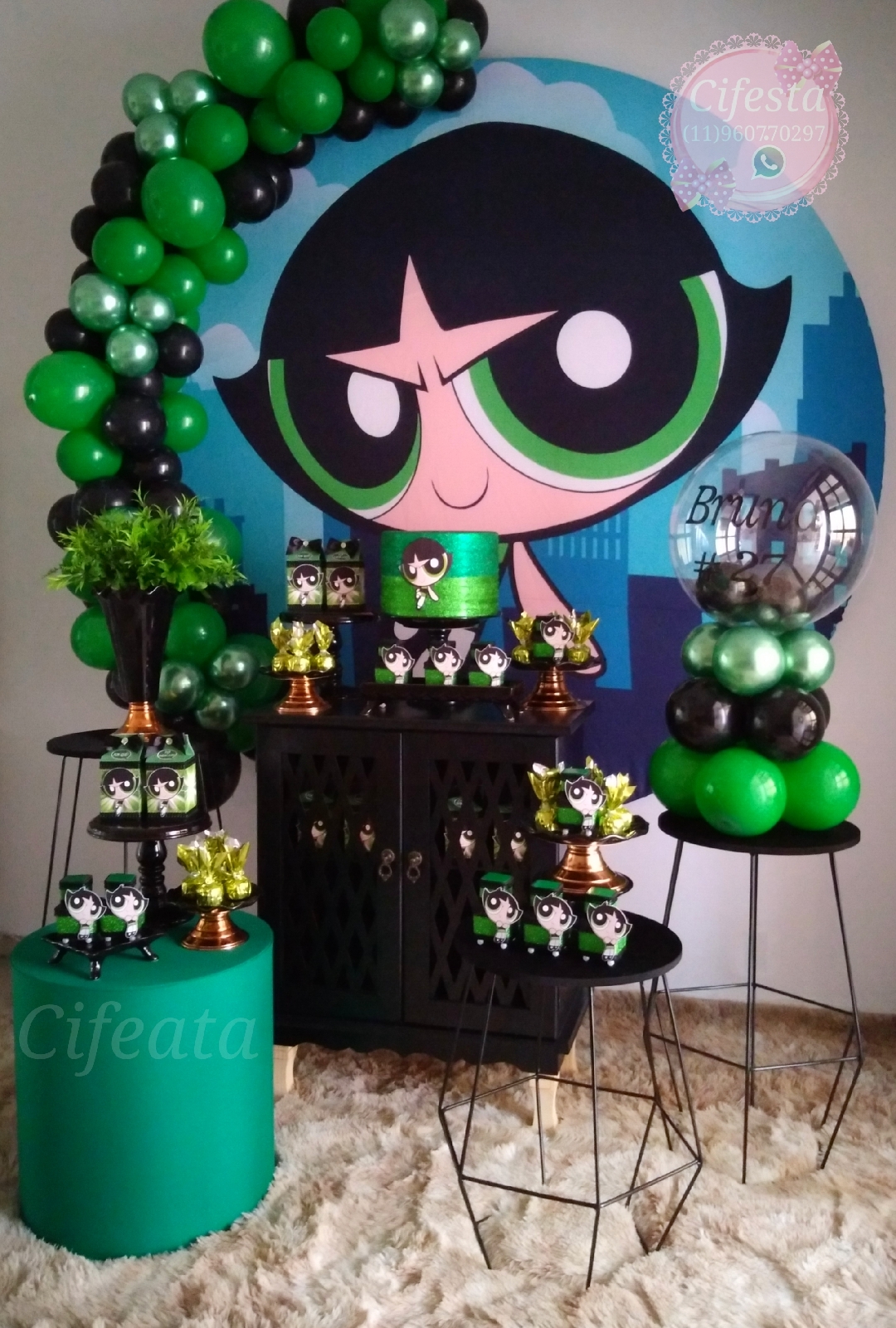 Decoração Festa Meninas Super Poderosas