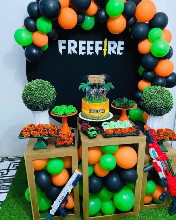 Decoração Festa Free Fire