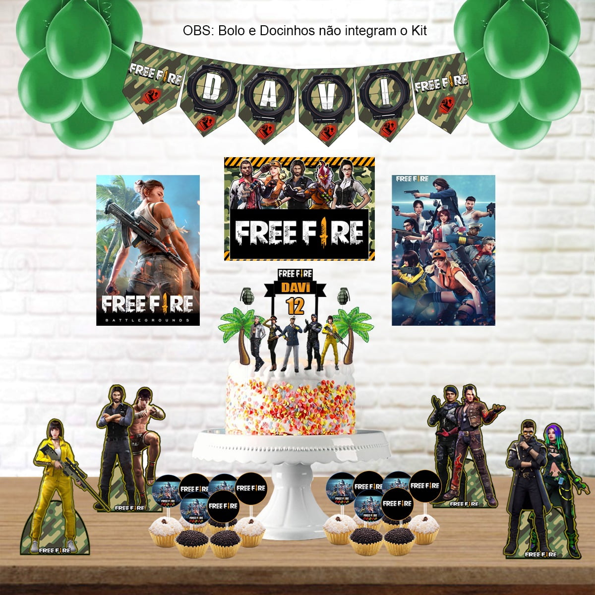 Decoração Festa Free Fire