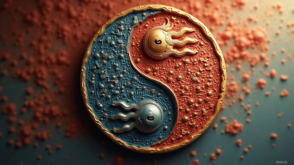 Símbolo do Yin e Yang.
