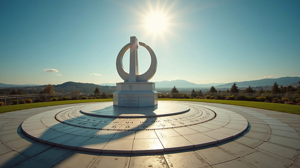 Monumento da Linha do Equador.