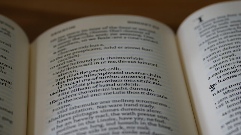 Open textbook displaying Roman numerals used to number chapters. Natural lighting, 8K, sharp focus, Livro aberto mostrando capítulos numerados em romanos.