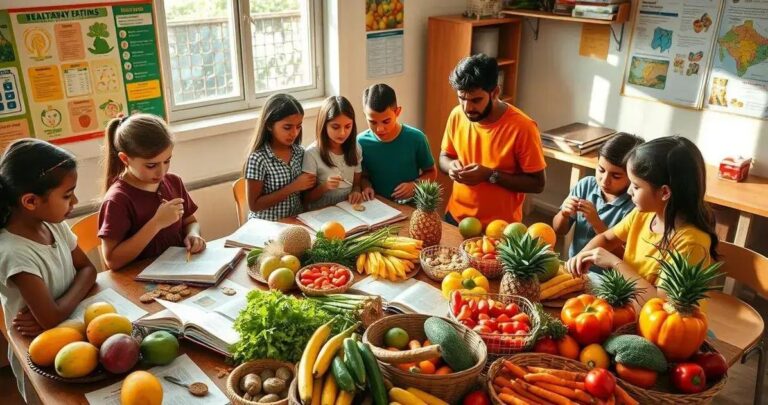 plano de aula sobre alimentação saudável