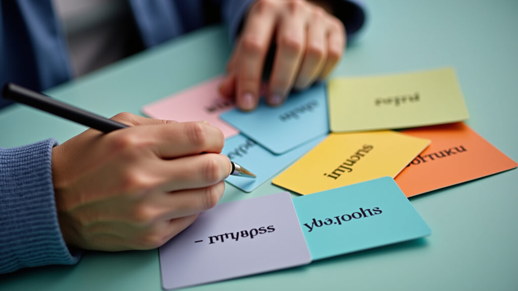 Flashcards com termos médicos em inglês para estudo.