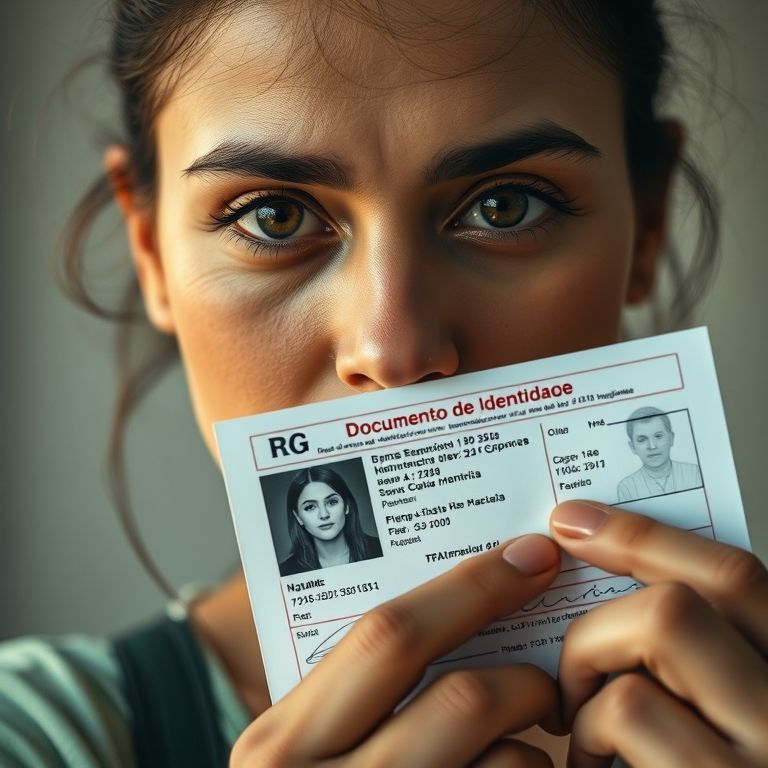 Carteira de identidade (RG), documento essencial para o passaporte.