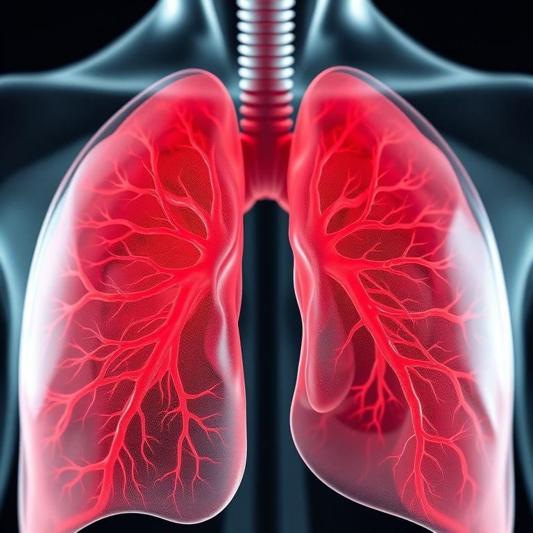 Comparativo visual entre pulmões saudáveis e pulmões afetados pela tuberculose pulmonar.