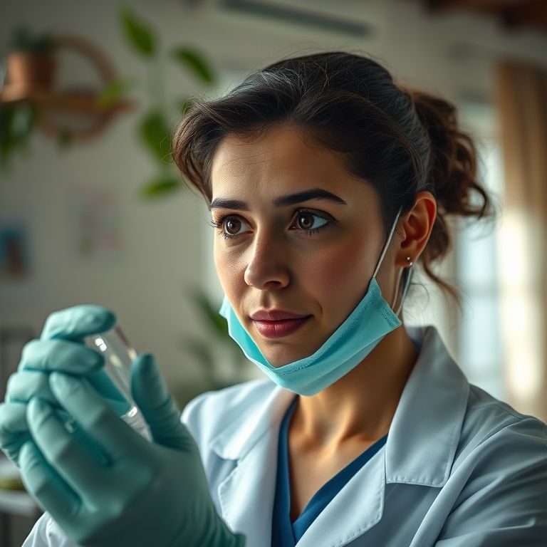 Mulher pesquisando sobre a mutação silenciosa do DENV-3.