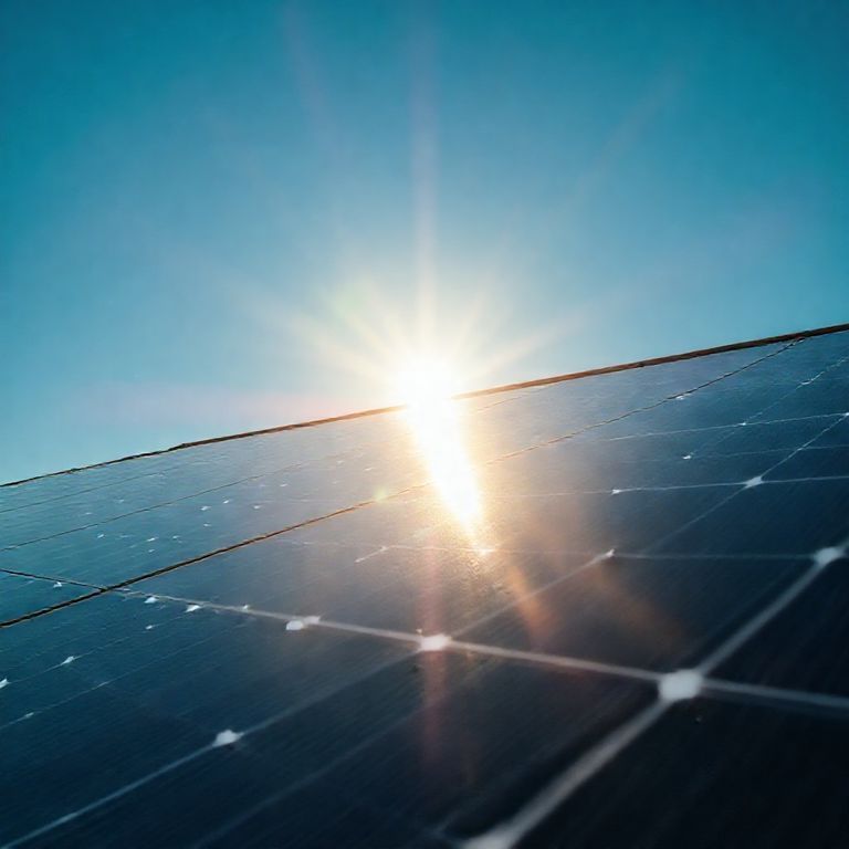 Painéis solares em telhado brasileiro capturando a energia do sol.