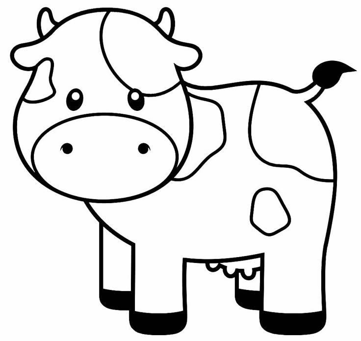 Desenhos de Vaca para Colorir e ...